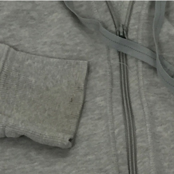 Cheetah Gray Boxy Cut Hooded Sweat Shirt Size L - Picture 8 of 8